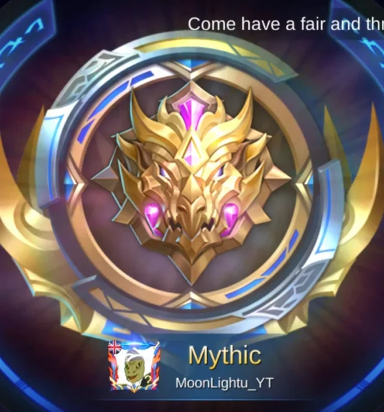 cover image for article on how to get to mythic rank mlbb