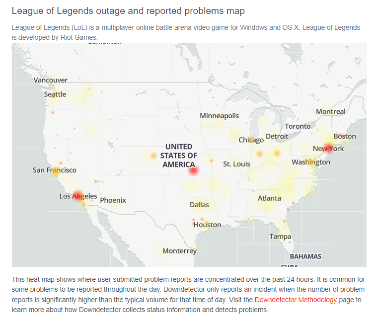 Is LoL down? How to check problems, outages, Riot server status - Dot  Esports