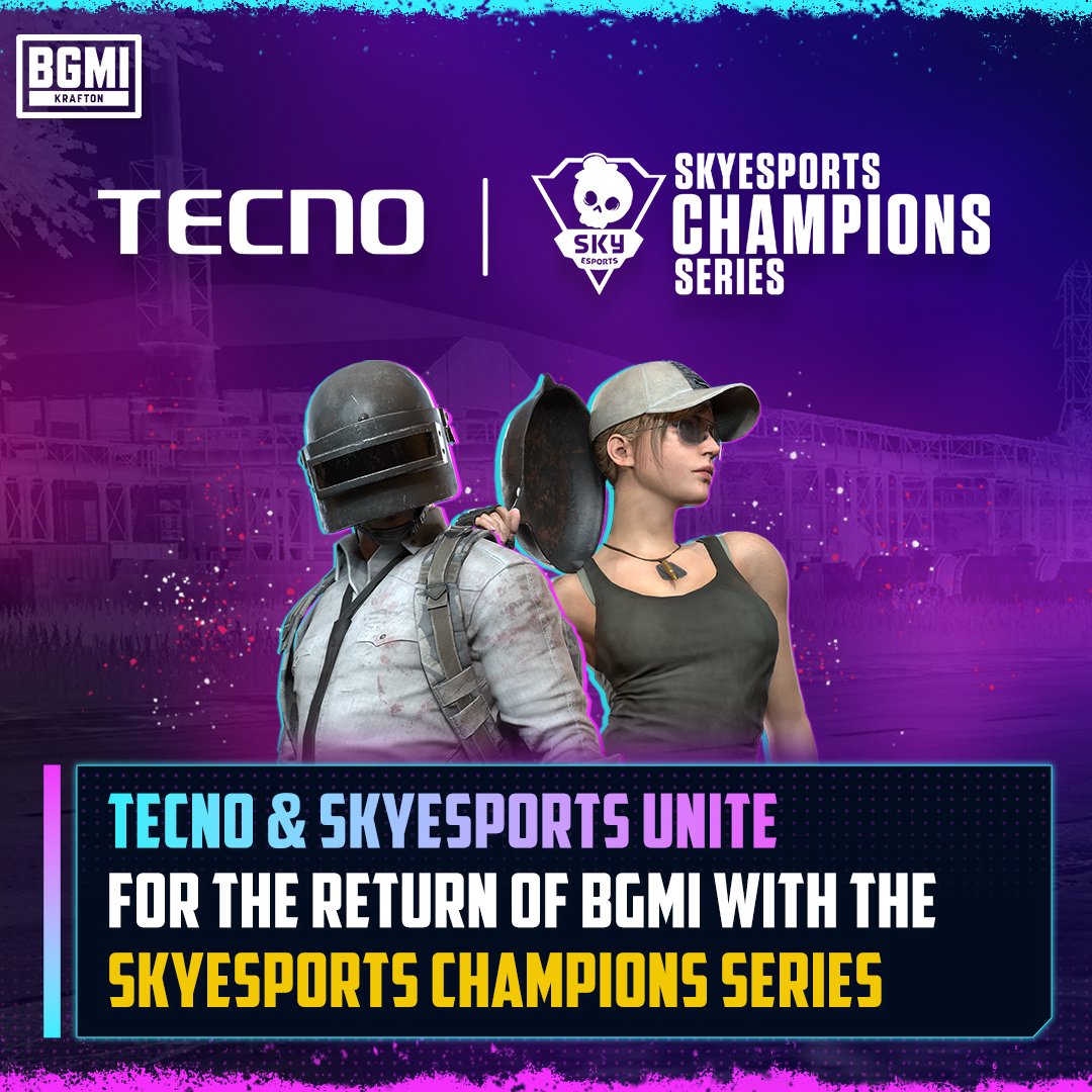 TECNO Mobile And Skyesports Unite For The Return Of BGMI With The 